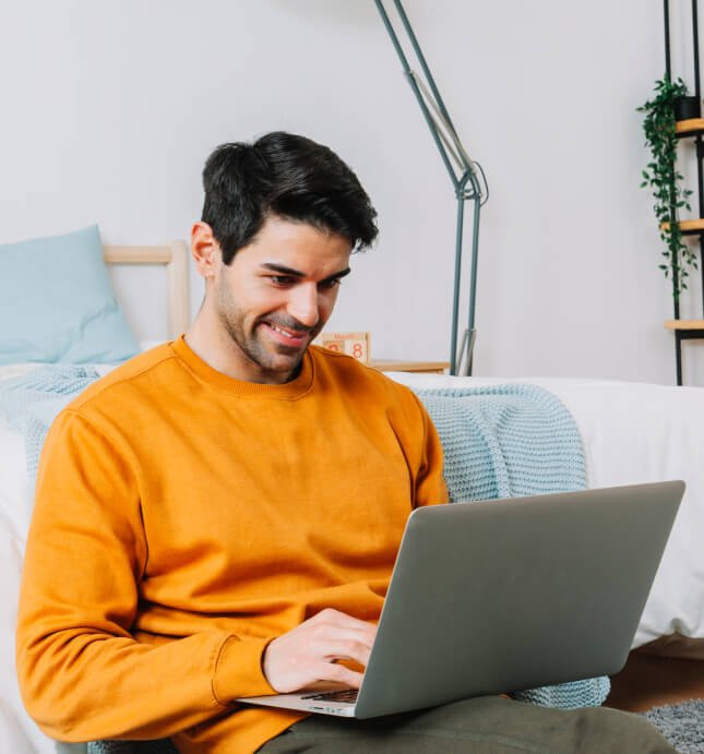 Man Withe Laptop